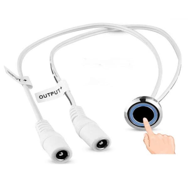 Infälld Sensor Touch Switch Hög Känslighet 60W Kompakt Touch Dimning DC Sensor Touch Switch för Hemmet