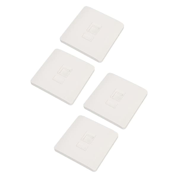 30 stk. Ethernet vægplade 1 port RJ45 RJ11 netværksvægstik til ledningsforbindelse