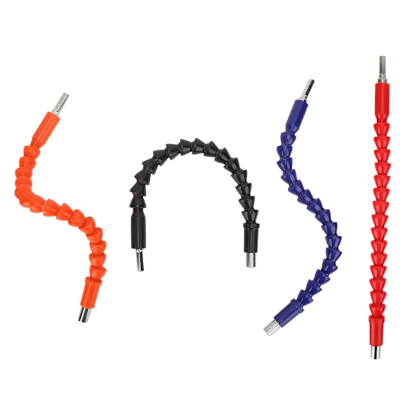 4 ST Fleksibel akselbitsforlengelse Skrutrekker Borrbitsholder Connect Link 1/4 sekskant skaft