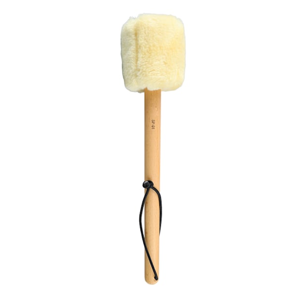 Trommestik Anti-slip Bas Tromme Percussion Stick Hammer Musikalsk trommestik i træ med blød filt Beige SP 01 37cm