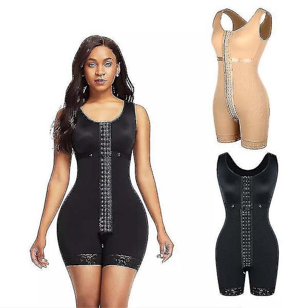 Body Shapewear Waist Trainer Slimming Underwear Bodysuit for Women - Black 3XL