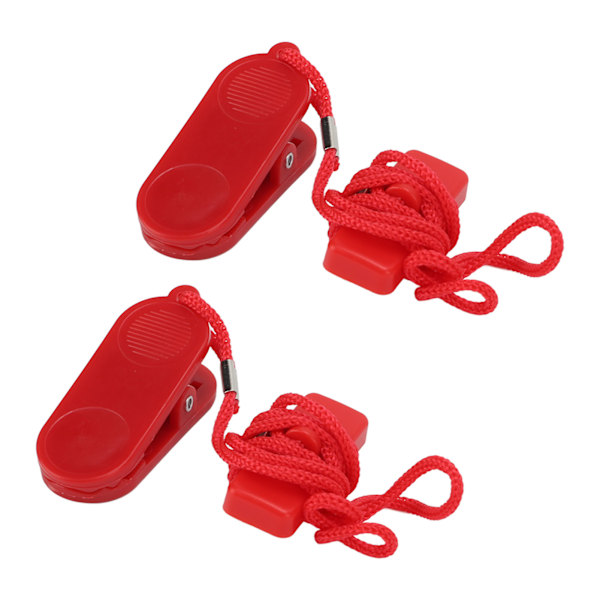 2st Löpmaskin säkerhetsnyckel Löpband Magnetisk säkerhetsbrytare Fitnessersättning 14x35 mm/0,5x1,4in