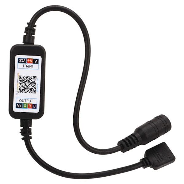 2 kpl Mini LED-ohjain Bluetooth RGB Musiikkiohjain USB 5V DC 5‑24V 4-napainen LED-ohjaus 5050 LED-nauhavaloille