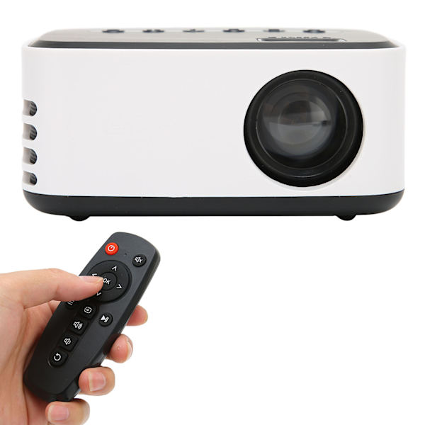 Miniprojektor 1920x1080 Resoluutio High Definition Zoom-toiminto Kannettava Langaton Peilaus Wifi Projektiovarusteet EU-pistoke