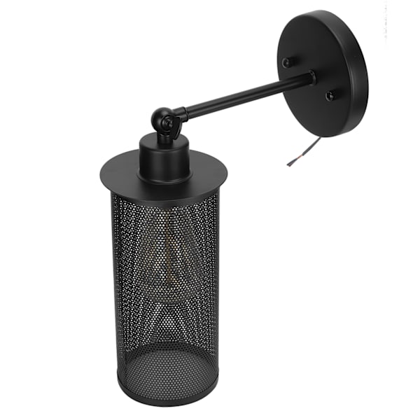 E27 Væghængt Lampe Vintage Smijern Justerbar Lys til Restaurant Bar Soveværelse Cafe AC85-265V