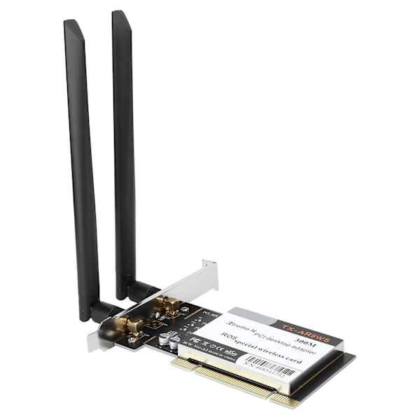 Trådløst netværkskort AR9220 300M PCI stationær computer Dual Band 2,4/5GHz WiFi-adapter