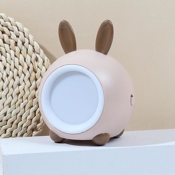 Led Touch Dimming Nattljus För Barnens sovrum Brown Rabbit