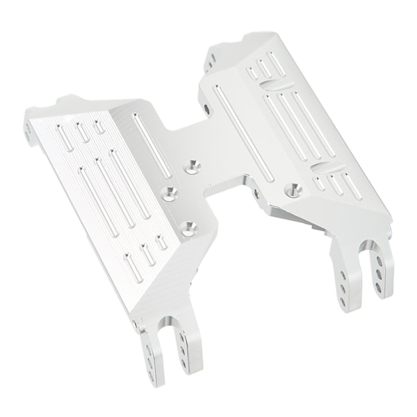 RC Transmission Center Skid Plate Aluminium Legering Växellåda Bottenfäste Bas för Axial Capra 1.9 UTB AXI03004 RC Bil Silver