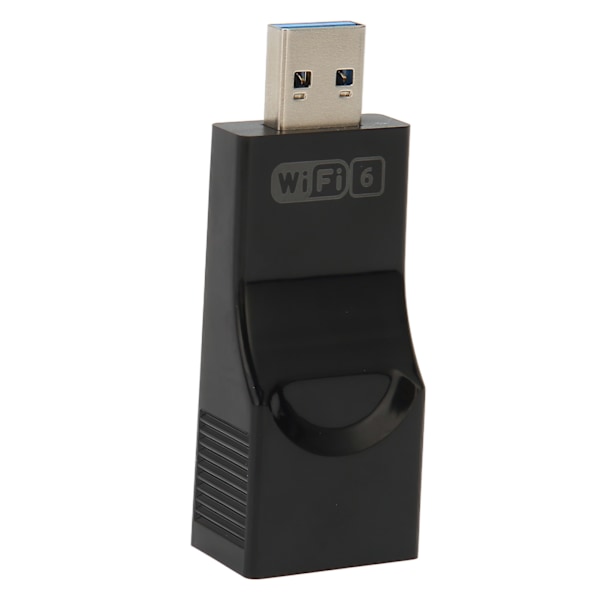 USB WiFi 6-adapter 2.4 5.8G Dobbelt bånd WPA3 Kryptering 1800Mbps WiFi-adapter med 2 2dBi Antenner for PC for Windows 11 10