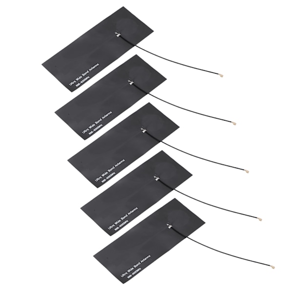 5 stk intern antenne 4G/3G/GSM/NB/GPRS/5G 15 DBI signalstabilisering forsterkning FPC myk antenne