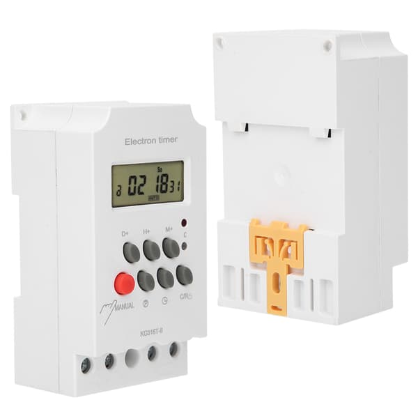 Digital Time Switch LCD Display Mikrodator Elektron Timer Switch ABS 220V KG316TII