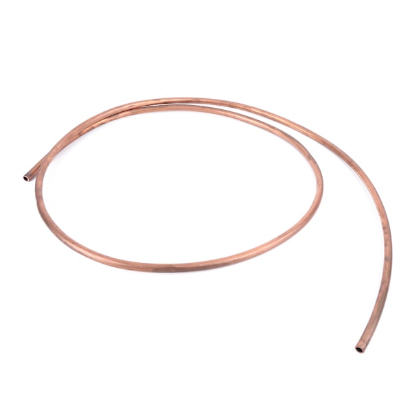 2m C1100 T2 Kobberrør Slange for Kjøleskap Aircondition OD 10mm / ID 8mm