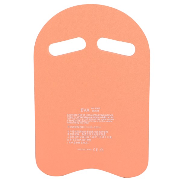 Simbräda EVA Lätt UShape Swim Aid Float Kickboard för vuxna barn (orange)
