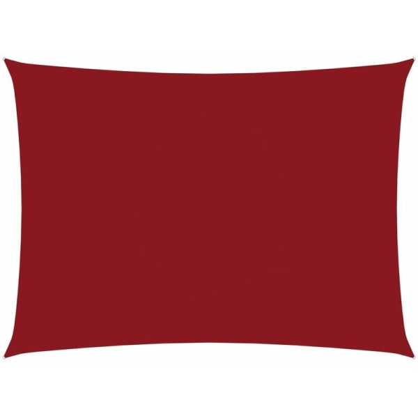 Parasol Sejl Rektangulær Oxford Dug 2x4 m Rød