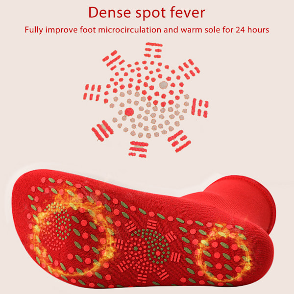 Oppvarmede sokker Malört Selvoppvarmende vintervarme sokker Fotvarmere for menn og kvinner Helse sokker for utendørs sport
