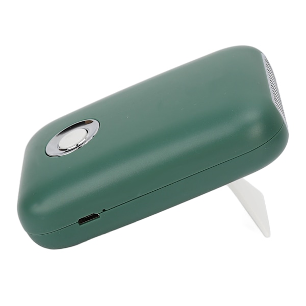 Ripsipuhallin Mini Kannettava USB-Latautuva 3 Nopeutta Matala Melu Ripsipuhallin Taitettavalla T-pidikkeellä Vihreä