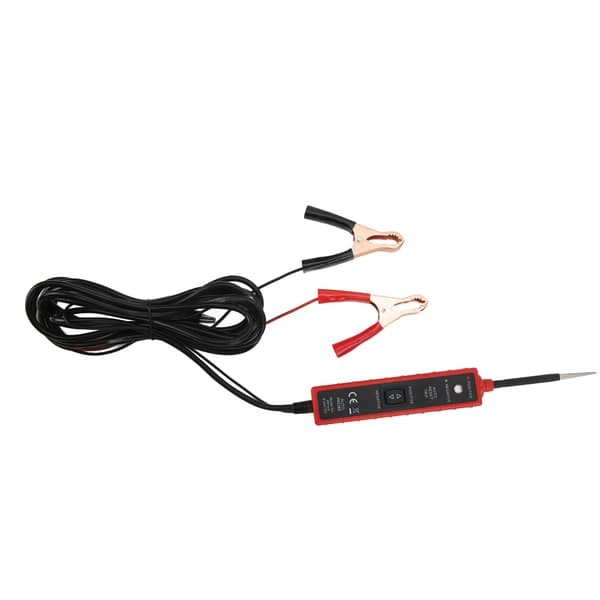 Bilkredsløbstester med LED-lys 6‑24V multifunktionstestprobe til køretøjer til både