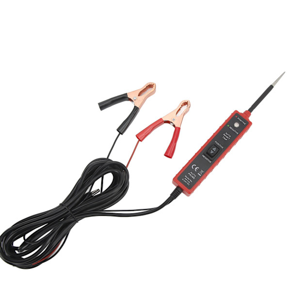 Bilkredsløbstester med LED-lys 6‑24V multifunktionstestprobe til køretøjer til både