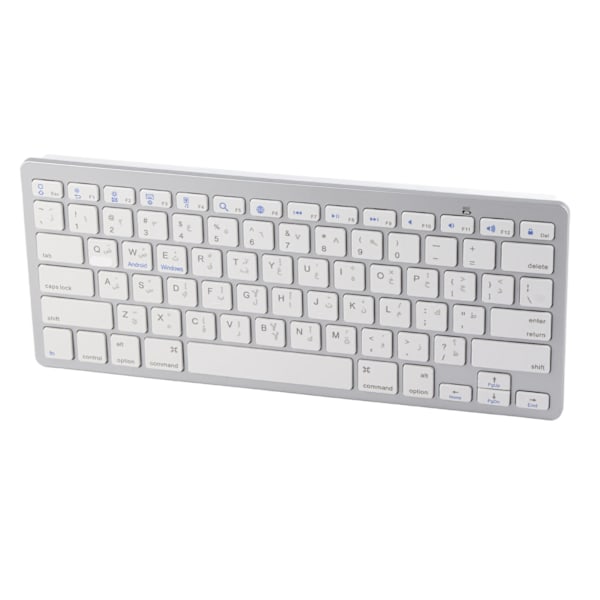 Trådløst tastatur Ultralett ergonomisk kompakt tastatur for IOS, for Android, for Windows, for OS