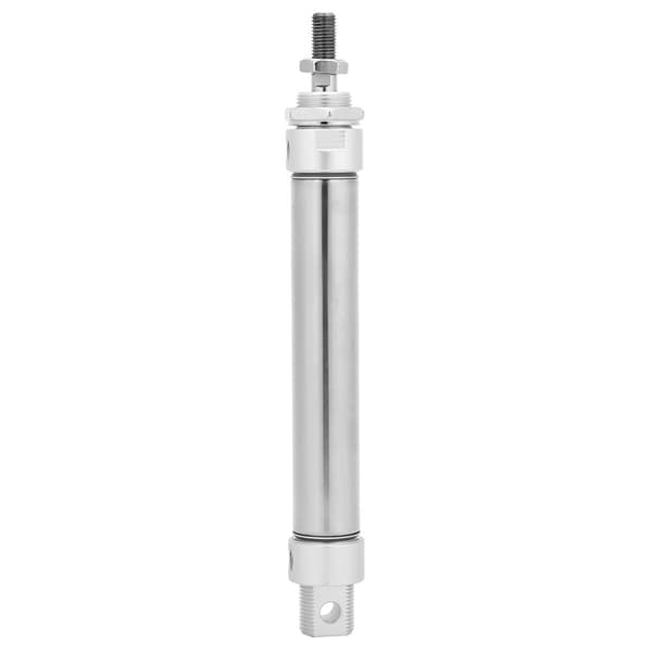 Mini luftcylinder rustfritt stål rund dobbeltvirkende enhet Pneumatiske komponenter MA25MA25 x 50