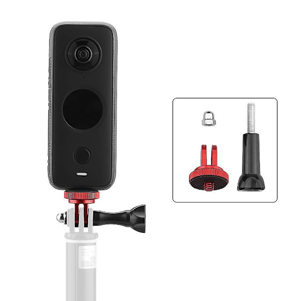 Insta360 One X2 Panoramiskameraadapter med lang rød skrue