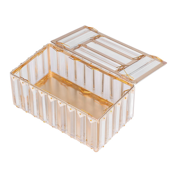 Tissues Box Guldpläteringsprocess Fint utförande Enkelt mode Multipurpose Tissue Storage BoxGold