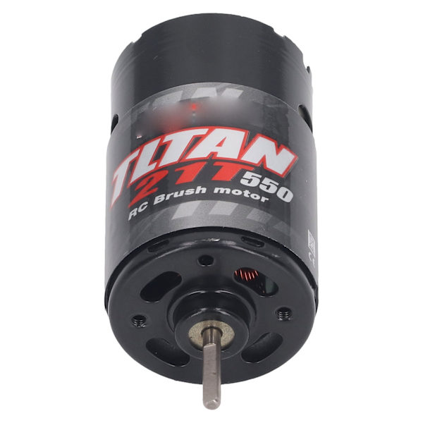 RC Borstad Motor med 1/3 Reduseringsgirkasse 550 Universal Borstad Motor for Elbil Lastebil Båt 21T