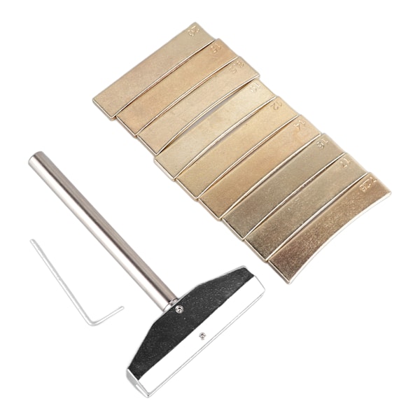 Gitarr Freboard Installationsverktyg Fret Voard Press Caul Inserts Inlay Tool for Luthier