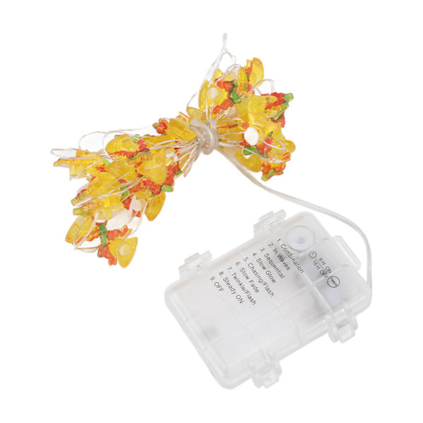 LED dekorativa String Lights Golden Bell Form String Lights Julgran hängsmycke Holiday Present Lights