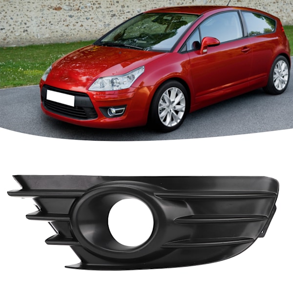 Vasen etupuskurin sumuvalon ritilän lista 7414JT sopii Citroen C4 04-08