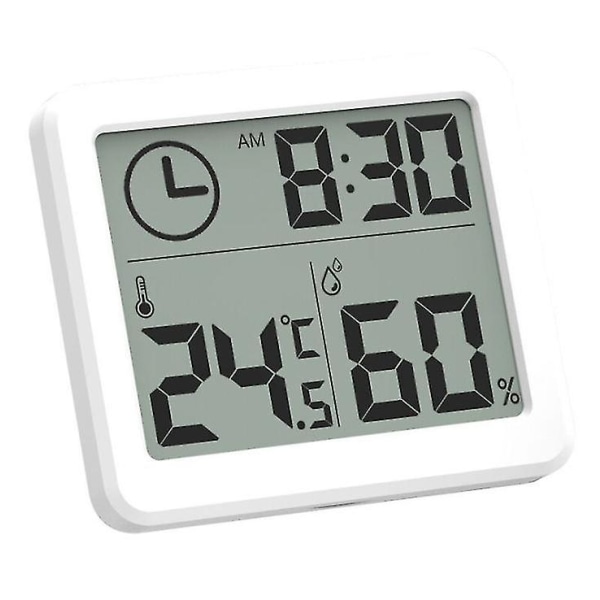Digitalt digitalt termometer og hygrometer Hjemmetermometer indendørs tørring og hygrometer