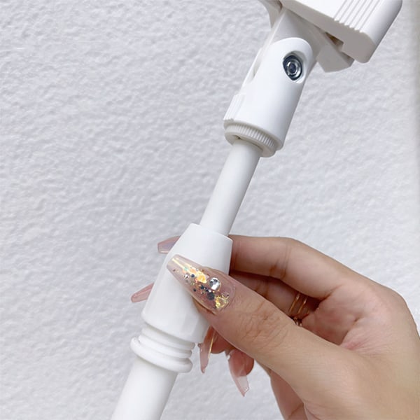 Mini Nail Light Stand för Gel Nails 360 graders rotation Multifunktionell handhållen UV lamphållare Vit