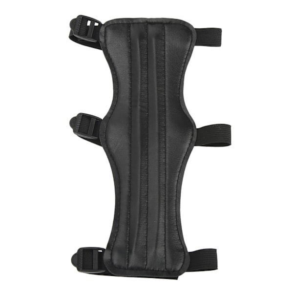 Shooting Arm Protector PU Läder Svart Universal Archery Arm Guard för Archery Hall Scenic Spot Outdoor