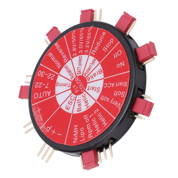 【NX】RC-programmeringskort Elektronisk hastighetskontroll ESC-programmeringskort Kompatibel med RC fly ESC