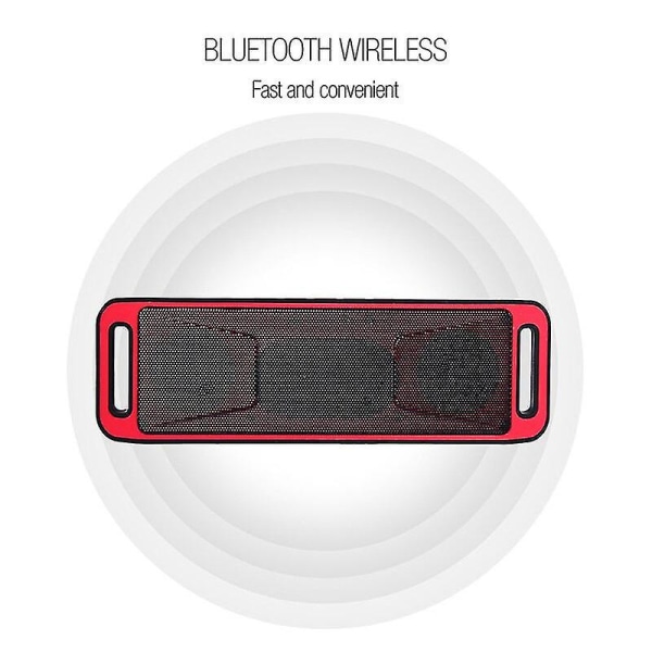Blue Tooth Høyttalere Trådløs Subwoofer 3,5 mm Aux Usb Jack Tf-kort Fm Radio Stereo Soundbar For Xiaomi Huawei-telefoner Mp3-spiller