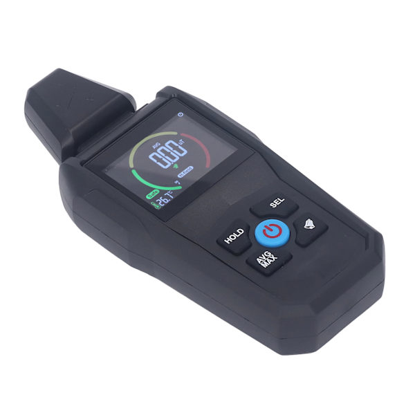 EMF-måler Høj præcision Lyd- og lysalarm LCD-baggrundsbelyst display Elektromagnetisk feltstrålingsdetektor