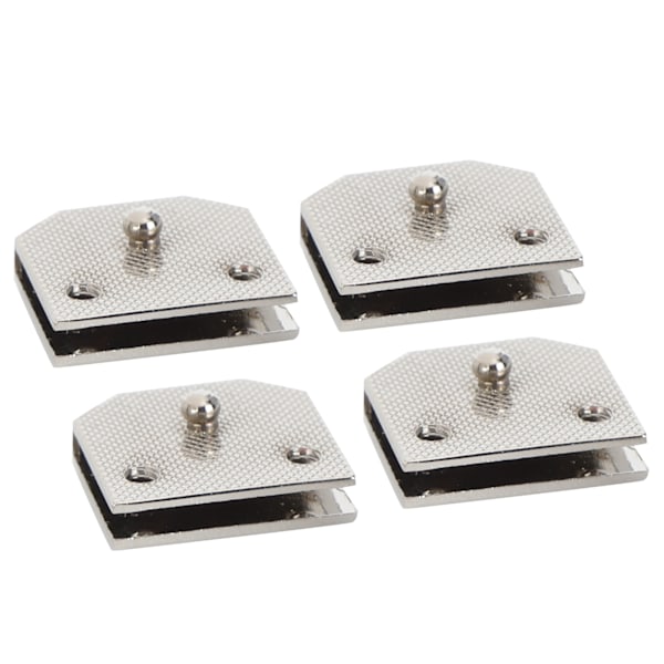 4 Set Metall Dekorativt Spänne Specialformat Läderartiklar Bagage Jeans DIY Tillbehör Silver B01-51-52067