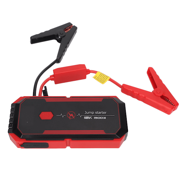 Bilbatteri Starter Bærbar 12V Bilbatteri Jump Starter Power Pack med USB Hurtiglading 3.0 LCD-skjerm Batteriforsterker