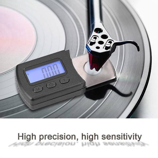Bærbar Digital Vektskala for Turntable-Nåls Trykk 5g/0.01g