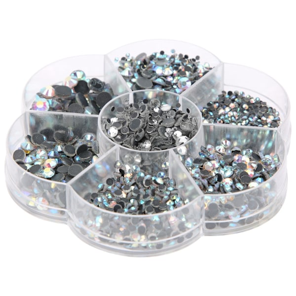 Glas Rhinestones Flad Hot Fix Strass til Nail Art DIY Smykker Tøj Telefon Cover Dekoration3