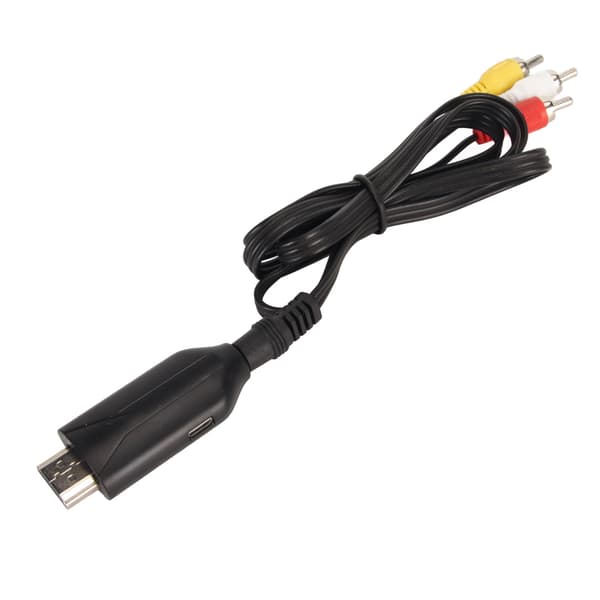 【NX】HD Multimedia Interface till RCA-omvandlare stöder 4K 30hz HD Multimedia Interface till äldre TV-adapter för bildskärmsprojektor