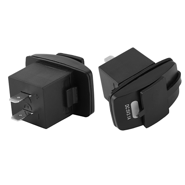 Vedenpitävä kaksois-USB-latauspistorasia Virtapistorasia 3.1A auto vene matkapuhelin