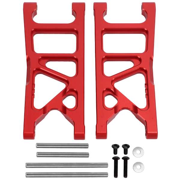 RC Bakre Nedre Upphängningsarmar Kit Aluminiumlegering 1/10 RC Bakre Svingarm för ARRMA Typhon för BigrockRed
