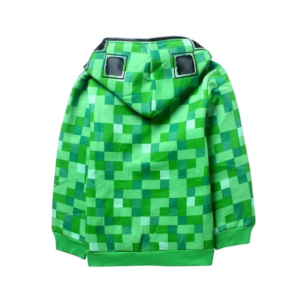 Minecraft vetoketjullinen huppari Lasten pojalle tytölle hupullinen villapaita casual neuletoppi