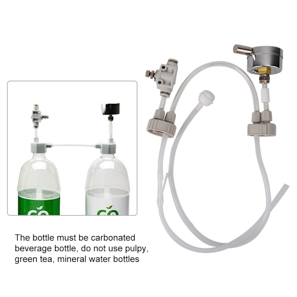 DIY CO2 Generator System Kit D201 Rörventilmätare för akvarievattenanläggningstank