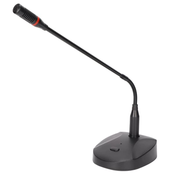 Svanehalsmikrofon Skrivebordsmikrofon med XLR til 6,35 mm kabel Kompatibel med konference-webcasting