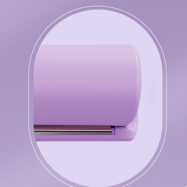 Hiusten aaltoileva rauta 32mm syvä V-muotoinen nopeasti lämpenevä hiusten kiharrin kotiin matkoille CN-pistoke 220V Violetti