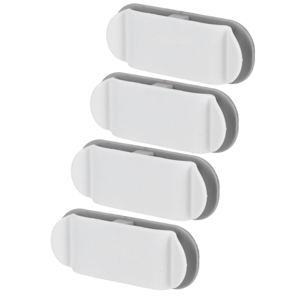 4st Kabelhållare Clips Multifunction Data Line Wire Wrapper Organizer för hemmakontor