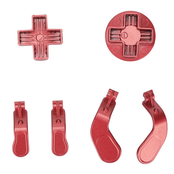 Rustfritt stål metall D-pute og padler Bytte av kontrolltilbehør for Xbox One Elite Series 2Red