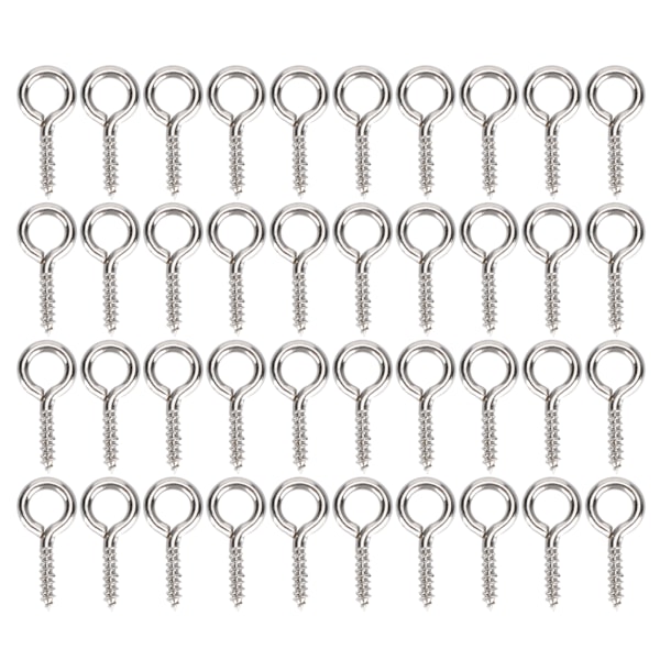 200st Pärlskruv Ögonpinne Pin Hängande Anslutning Skruv Spike DIY Gör smycken Tillbehör silver